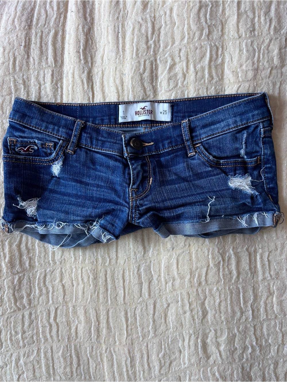 Y2K Hollister Dark Blue Denim mini Shorts